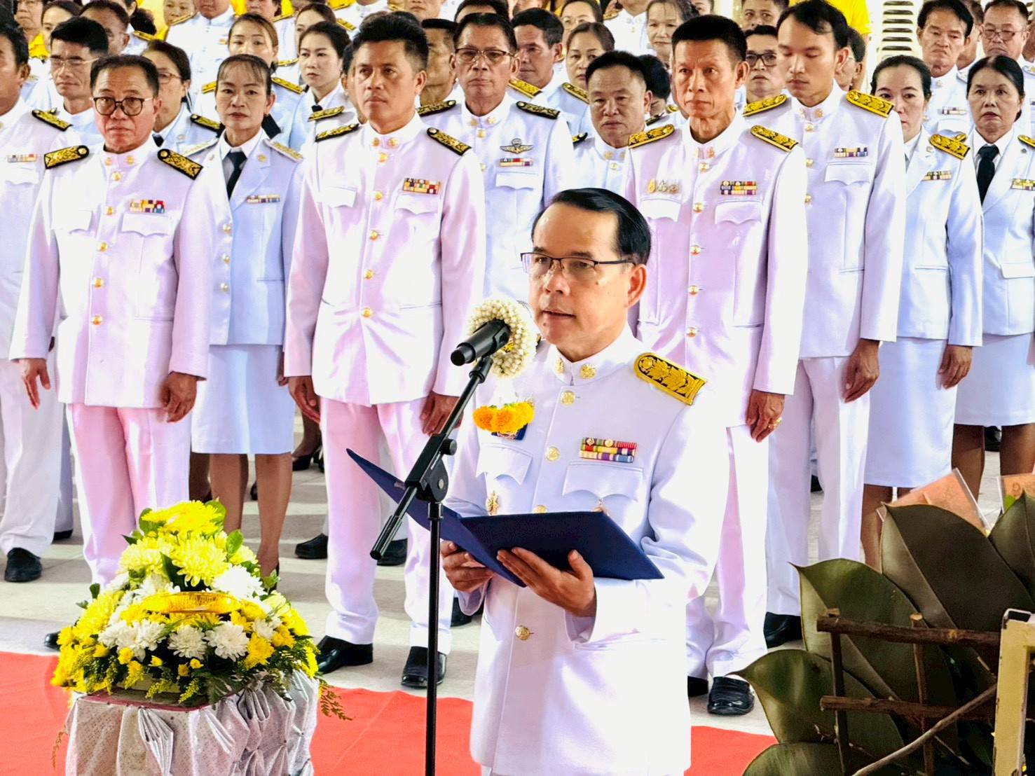 พช.แวงใหญ่ : ร่วมกิจกรรมเนื่องใน "วันนวมินทรมหาราช" วันคล้ายวันสวรรคตพระบาทสมเด็จพระบรมชนกาธิเบศร มหาภูมิพลอดุลยเดชมหาราช บรมนาถบพิตร