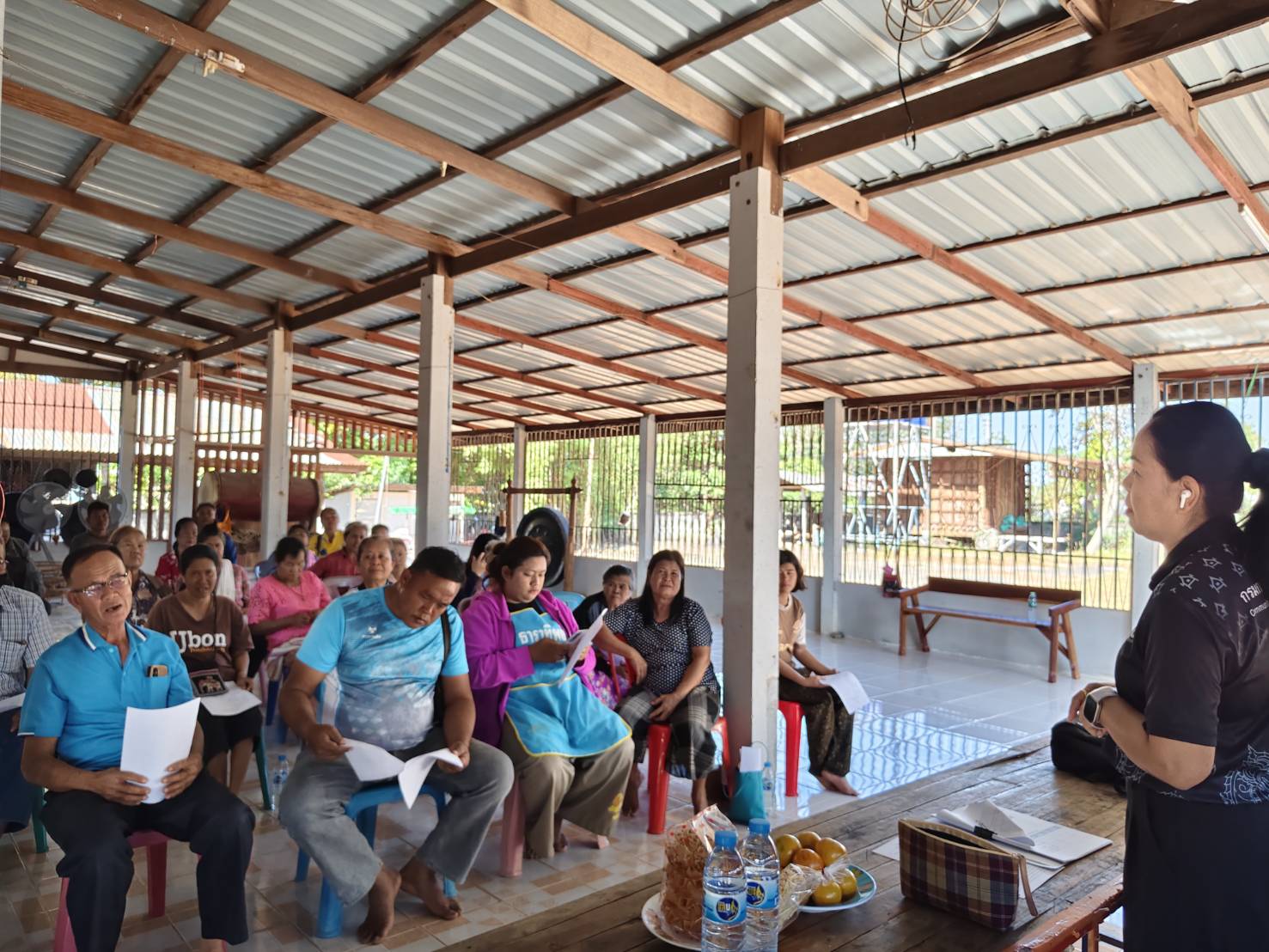 ✨ พช.แวงใหญ่:จัดอบรมโครงการป้องกันและแก้ไขปัญหายาเสพติด โดยกองทุนแม่ของแผ่นดิน​ (วันที่​2 บ้านห้วยบง)